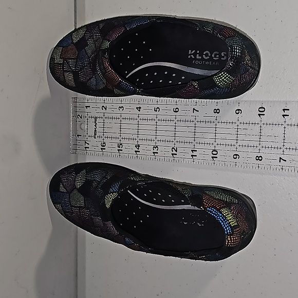 Klogs Portland Puzzle Multi-Colo Leather upper clogs 8.5M VGUC - Picture 15 of 15